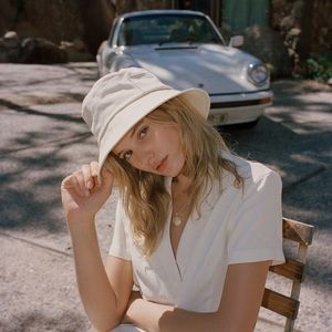 Lack of Color Wave Bucket Hat Beige Color